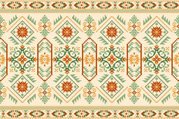 Beautiful Knitted Embroidery Pattern Review