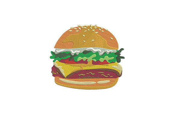 Ham Cheese Burger Embroidery Review
