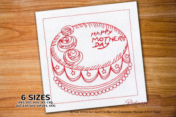 Mother s Day Cake: A Redwork Review for Pros