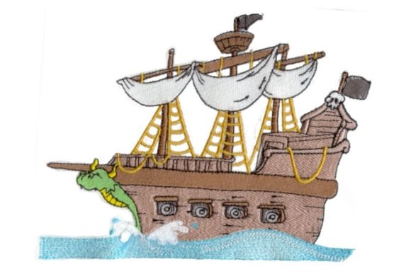 Pirate Ship Embroidery: A Designer's Review for Handmade Gifts