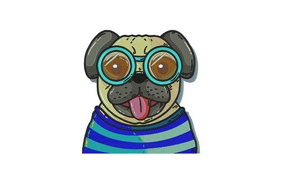 Pug Head Embroidery: A Designer's Review for Craft Fairs