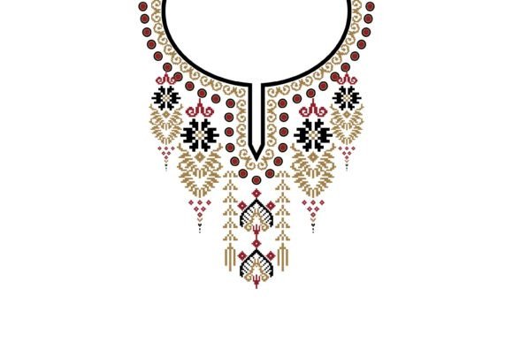 Review: Beautiful Neckline Embroidery Pattern for Boutiques