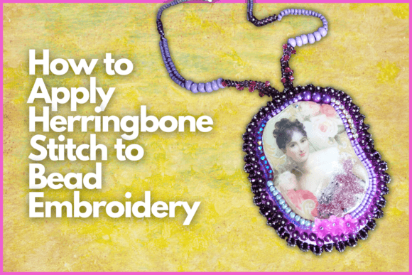 Review: Herringbone Stitch Bead Embroidery for Sweatshirts