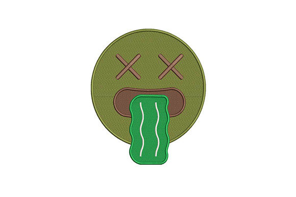 Vomiting Green Emoji: A Bold Craft Fair Seller